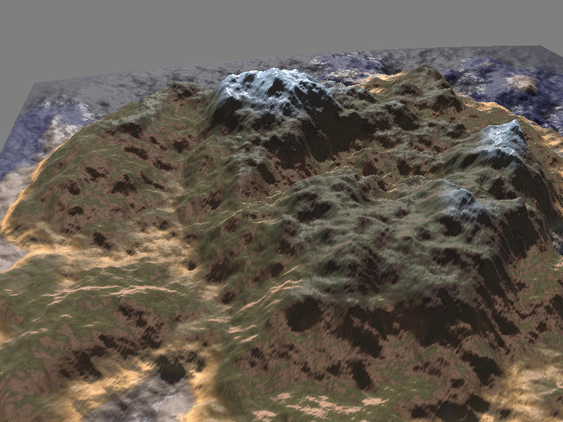 Textured Terrain with slope and biomes